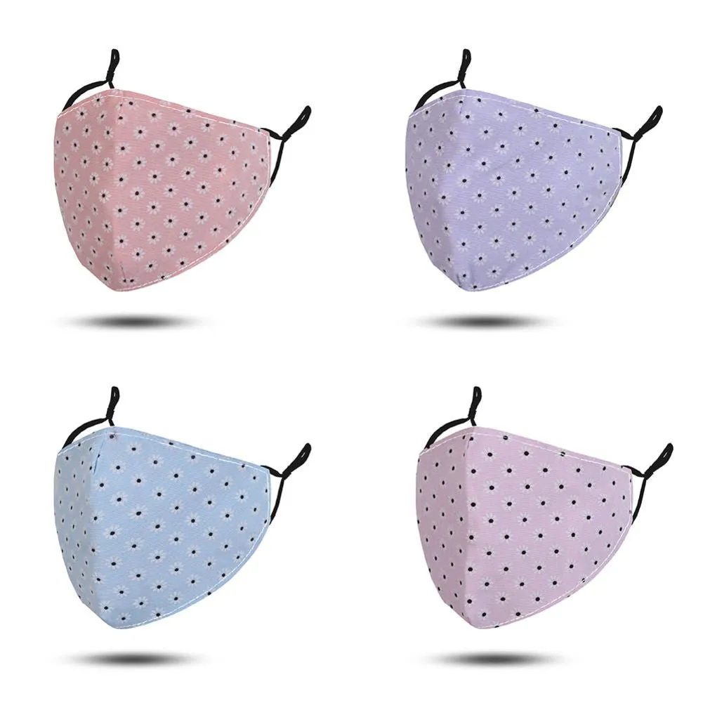 Dainty Daisy Reusable Cotton Face Mask