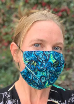 Up-Cycled Face Masks - Batik Prints