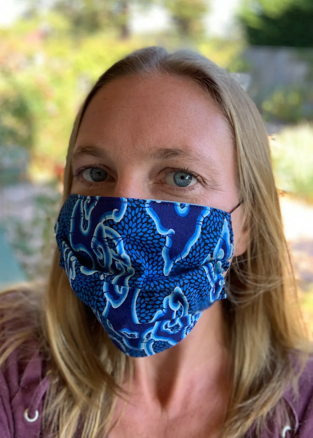 Up-Cycled Face Masks - Batik Prints