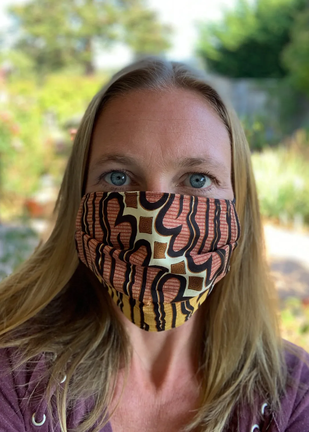 Up-Cycled Face Masks - Batik Prints